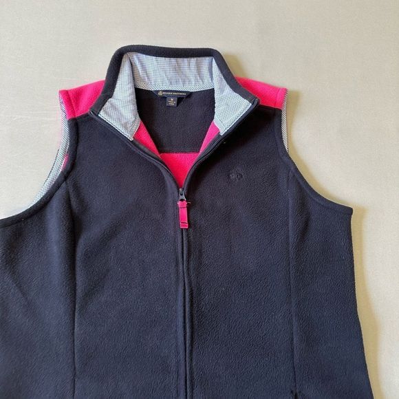 Brooks Brothers Fleece Vest Jacket Women Size M - Picture 3 of 6